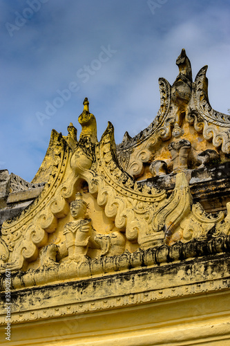 It s Maha Aung Mye Bom San Monastery complex  Inwa  Mandalay Region  Burma. It was built in 1818