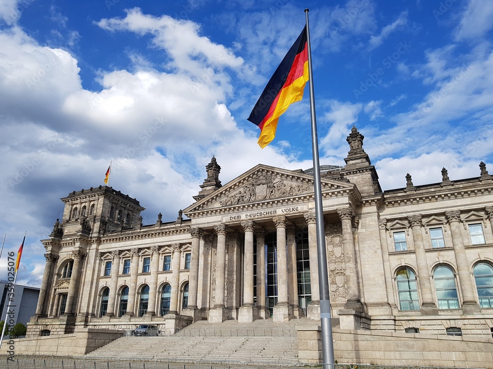 Obraz premium Reichstag in Berlin