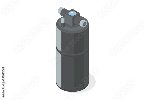 air conditioner filter drier isometric