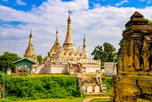 It s Maha Aung Mye Bom San Monastery complex  Inwa  Mandalay Region  Burma. It was built in 1818