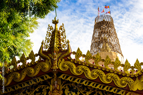 It's Sone Oo Pone Nya Shin Pagoda, Sagaing Hill, Myanmar photo