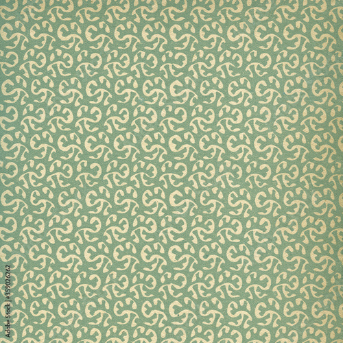 Used abstract vintage wallpaper with organic pattern - natural grainy surface