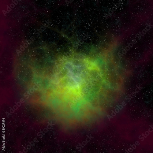 Fototapeta Naklejka Na Ścianę i Meble -  Neon Nebula