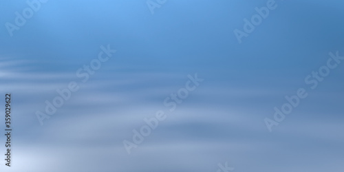 Soft blue background with spotlight, underwater scene, 3D rendering