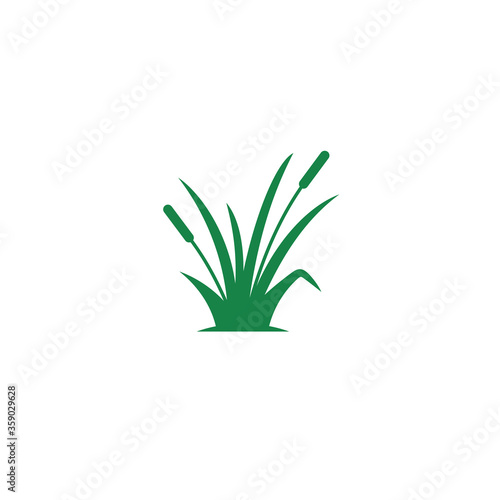 a simple Grass logo   icon design