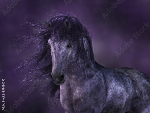 Dark Horse by Moonlight © Elle Arden 