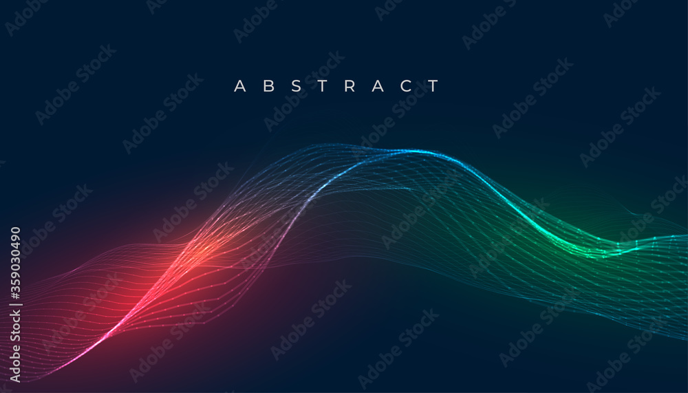 digital glowing colorful wavy lines background design digital glowing colorful wavy lines background design