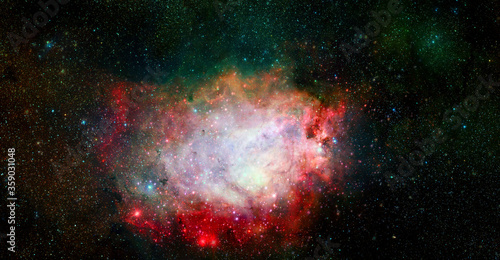 Fototapeta Naklejka Na Ścianę i Meble -  Abstract space background. Elements of this image furnished by NASA