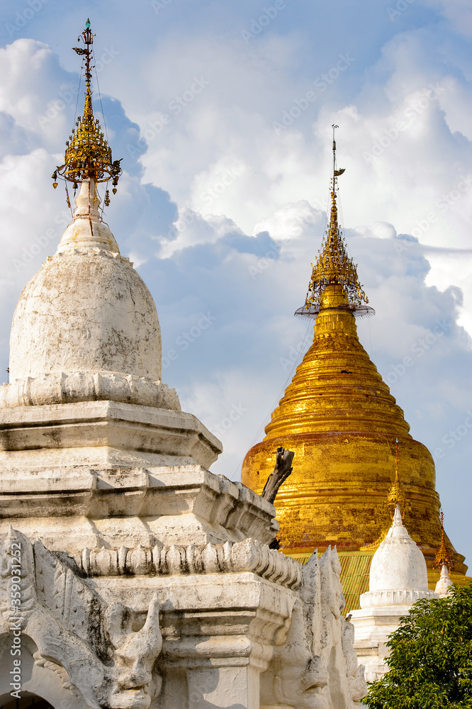 It's Kuthodaw Pagoda (Mahalawka Marazein), (Royal Merit), is a Buddhist stupa, in Mandalay, Burma (Myanmar), that contains the world's largest book.