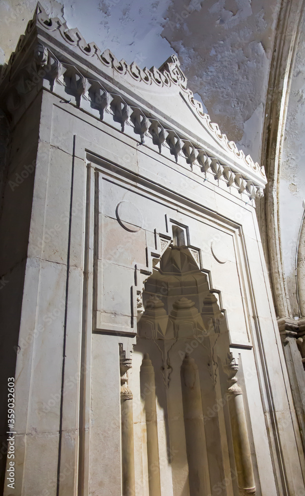 Φωτογραφία Jerusalem, Israel, January 30, 2020, Fragment of the interior of the upper room