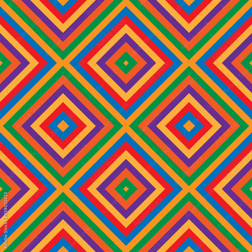 Endless geometric background. multicolored backdrop from stripes.