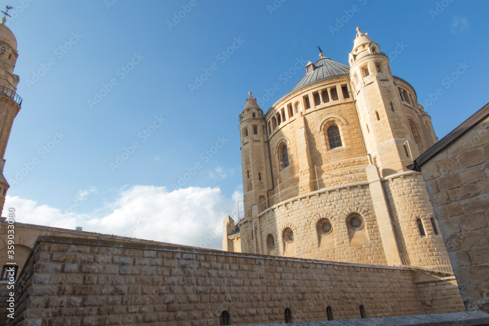 Jerusalem, Israel. Assumption Monastery in the old city of Jerusalem.