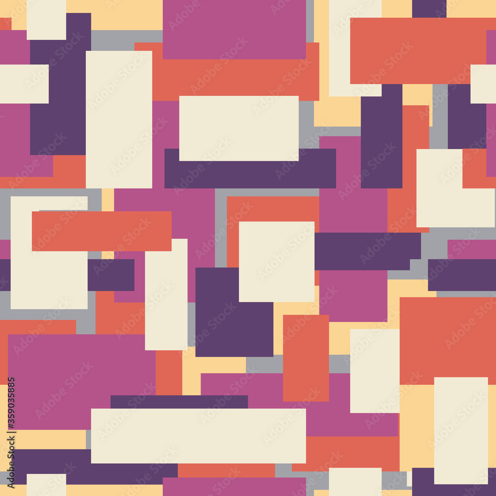 Simple seamless pattern of squares and rectangles for your design. Simple seamless pattern of squares and rectangles for your design.