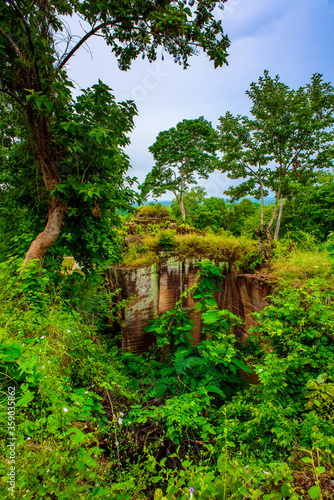 It s Part of the Phowintaung  Mountain of Isolated Solitary Meditation   a Buddhist cave complex  Yinmabin Township  Monywa District  Sagaing Region  Northern Burma  Myanmar 