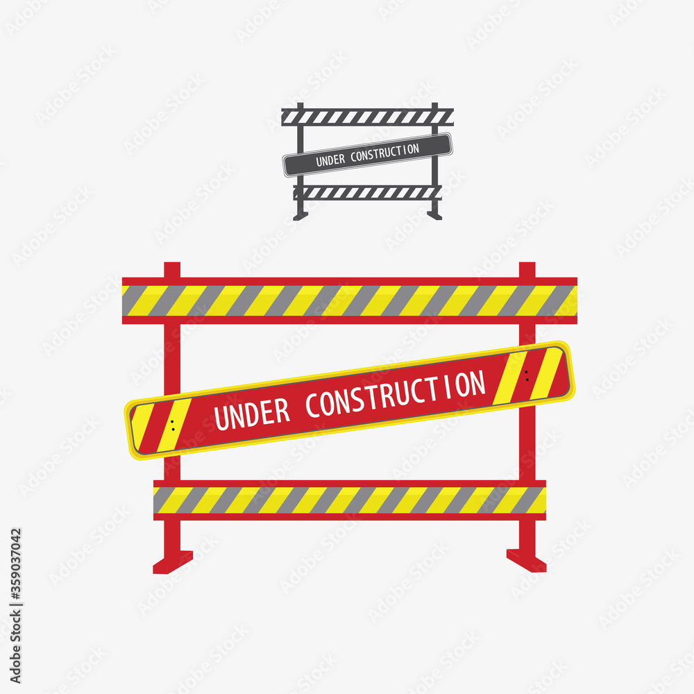 under construction icon and symbol under construction icon and symbol
