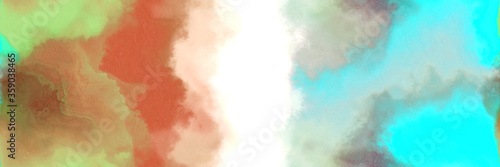 abstract watercolor background with watercolor paint with silver, pastel gray and aqua colors
