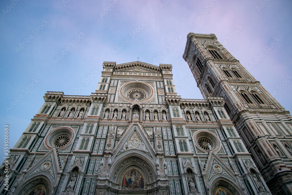 Cathedral of Saint Mary of the Flower, called Cattedrale di Santa Maria del Fiore in Florence Tuscany. Also known Cathedral of Florence or Duomo Di Firenze.