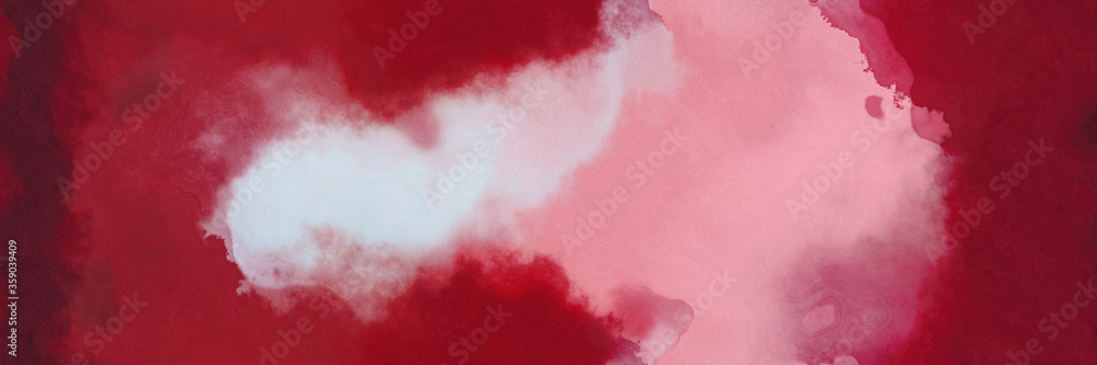 abstract watercolor background with watercolor paint with dark moderate pink, pastel magenta and firebrick colors. can be used as web banner or background