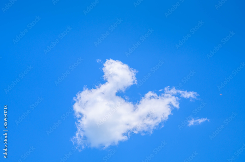 青空とかわいい雲 青空とかわいい雲
