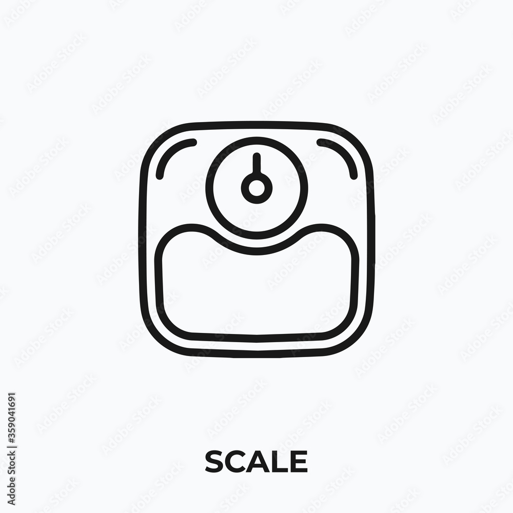 scale icon vector. scale sign symbol scale icon vector. scale sign symbol