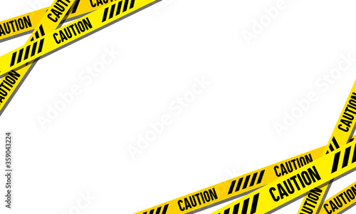 caution keep out tape, vector illustration, warning, danger 