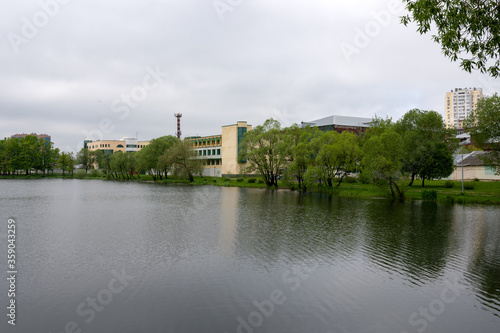 In the "Factory pond" park, Reutov, Moscow region, Russian Federation, May 30, 2020