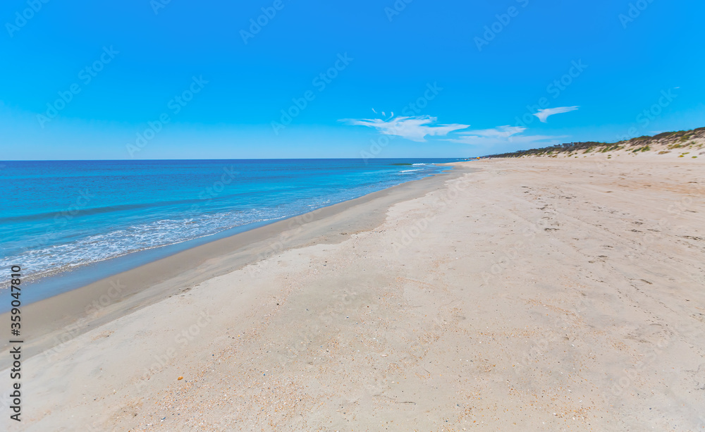 Beach in the Outer Banks, North Carolina, in summer