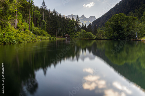 Represa de agua em Murgtal