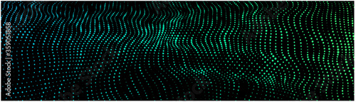 Abstract background of many luminous particles. Big data. Digital background. Vector