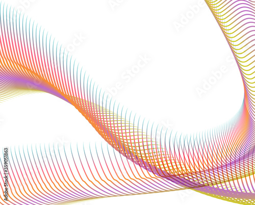 Abstract background blend wave line design for Wallpaper, Banner, Background, Card, Book Illustration, landing page