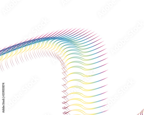 Abstract background blend wave line design for Wallpaper, Banner, Background, Card, Book Illustration, landing page