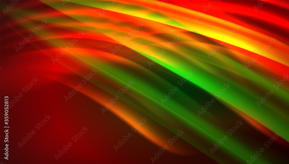 Fluid wave lines background. Trendy abstract layout template for business or technology presentation, internet poster or web brochure cover, wallpaper