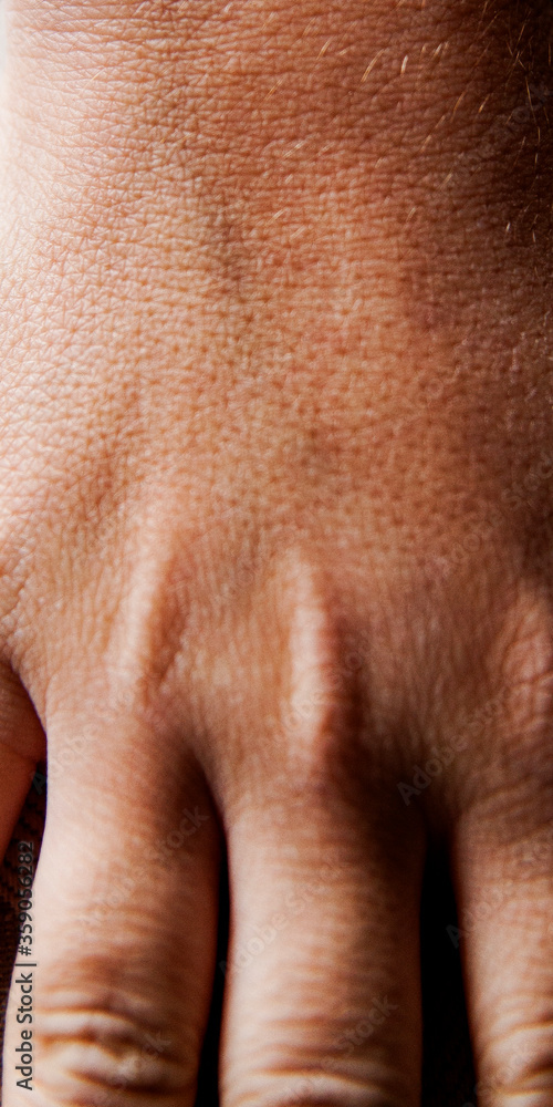 Fototapeta premium young man's hands close up