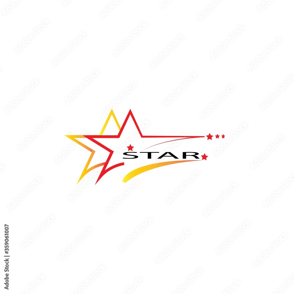 star logo icon vector star logo icon vector