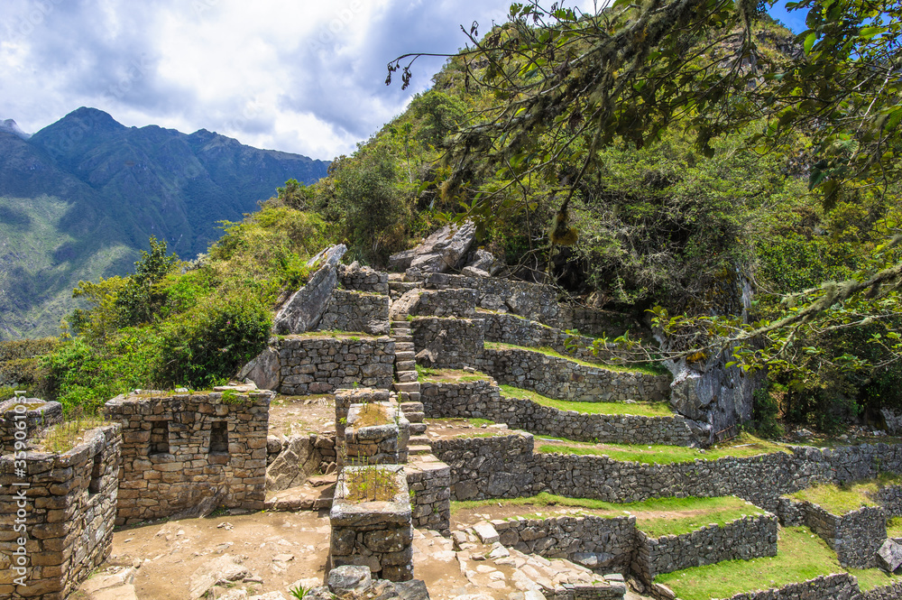 It's Ruins of Machu Picchu, Peru. Unesco World Heritage