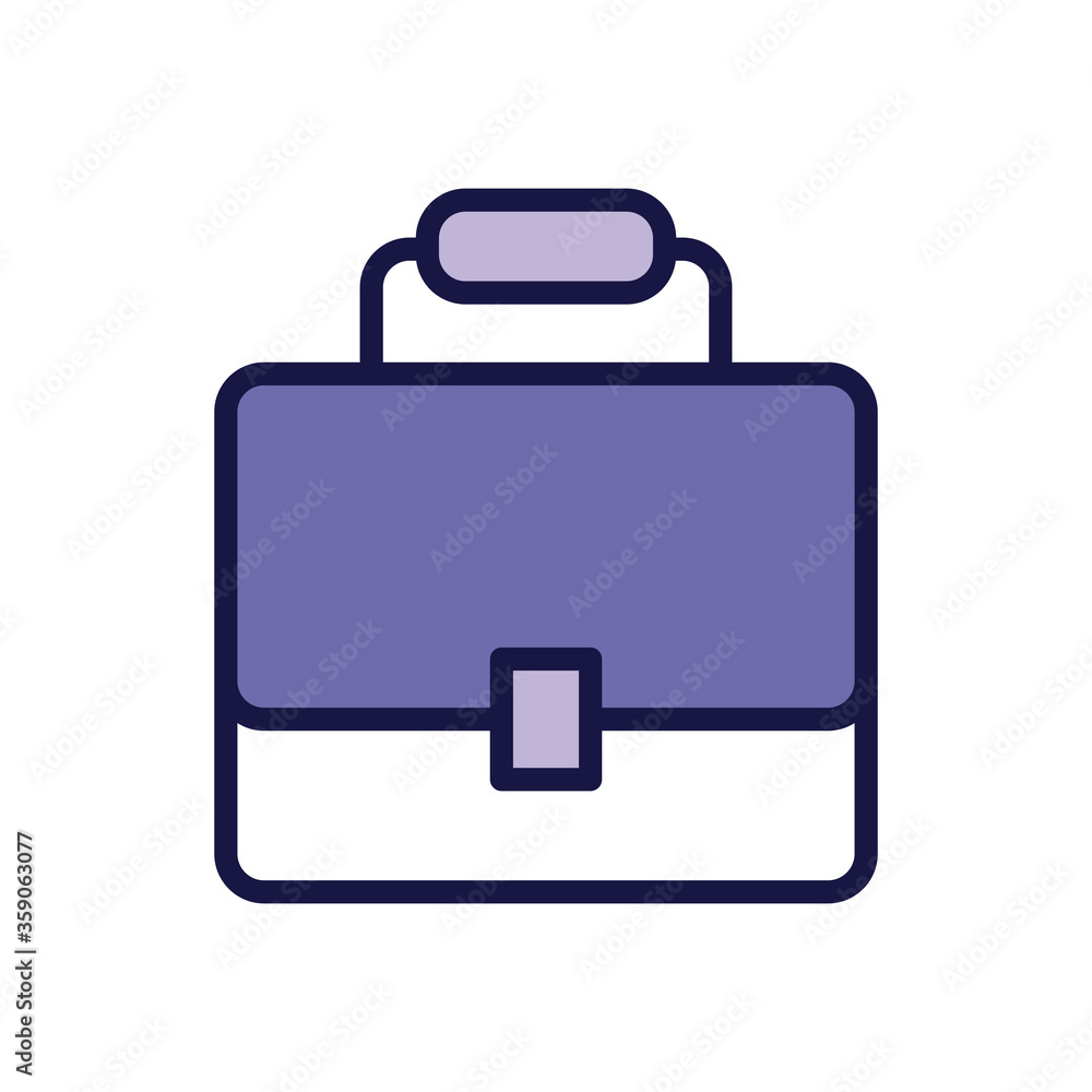 portfolio briefcase documents line style icon portfolio briefcase documents line style icon