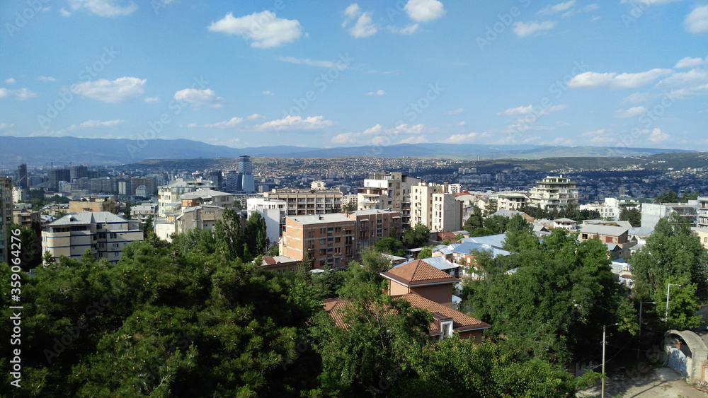 Georgia. Traveling in Georgia. Warm magical summer in Georgia. Tbilisi