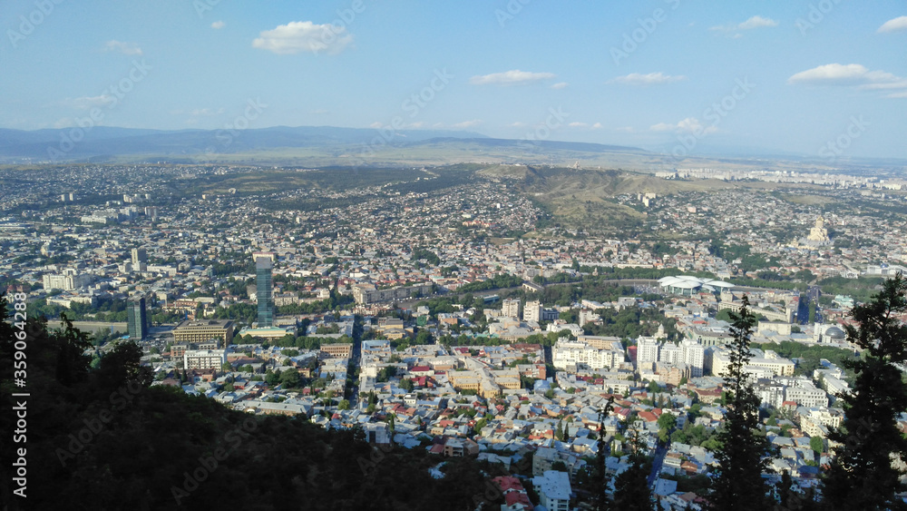 Fototapeta premium Georgia. Traveling in Georgia. Warm magical summer in Georgia. Tbilisi