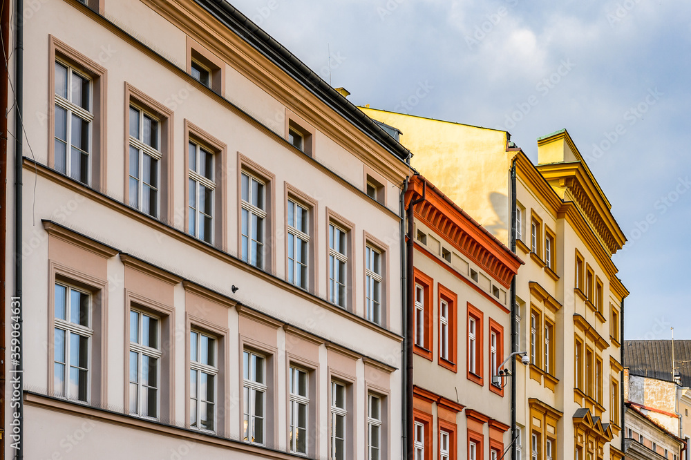 Naklejka premium It's Beautiful architecture in the Old town of Krakow, Poland