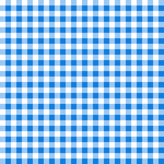 Fototapete Tartanmuster Blaues Büffelkaro im Holzfällerstil  © nikelser