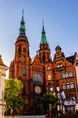 It's St Paul and Petr cathedral in Legnica in Poland.