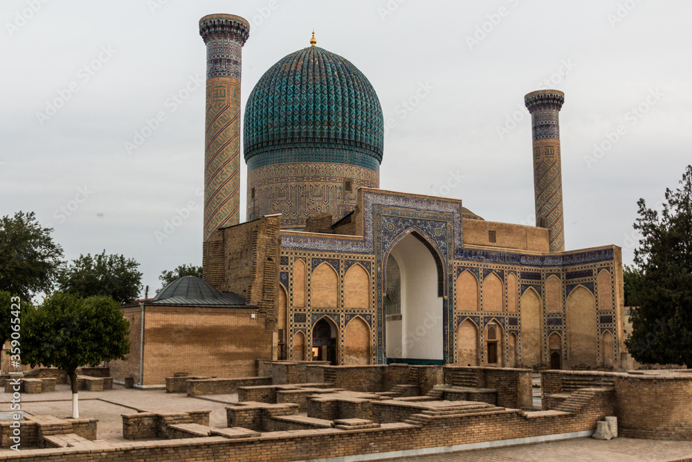 Fototapeta premium Gur-e Amir Mausoleum in Samarkand, Uzbekistan