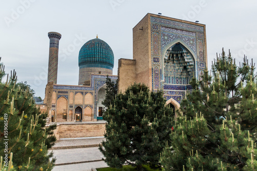 Gur-e Amir Mausoleum in Samarkand, Uzbekistan