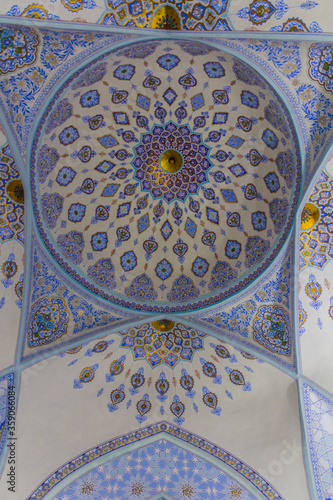 Dome of the Mausoleum of Sheikh Shamseddin Kulyal in Dorut Tilavat complex in Shahrisabz, Uzbekistan