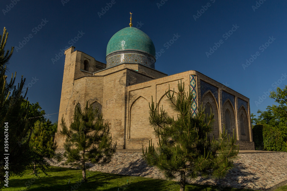 Kaffal Shashi Mausoleum, part of Hazrati Imom Ensemble in Tashkent, Uzbekistan