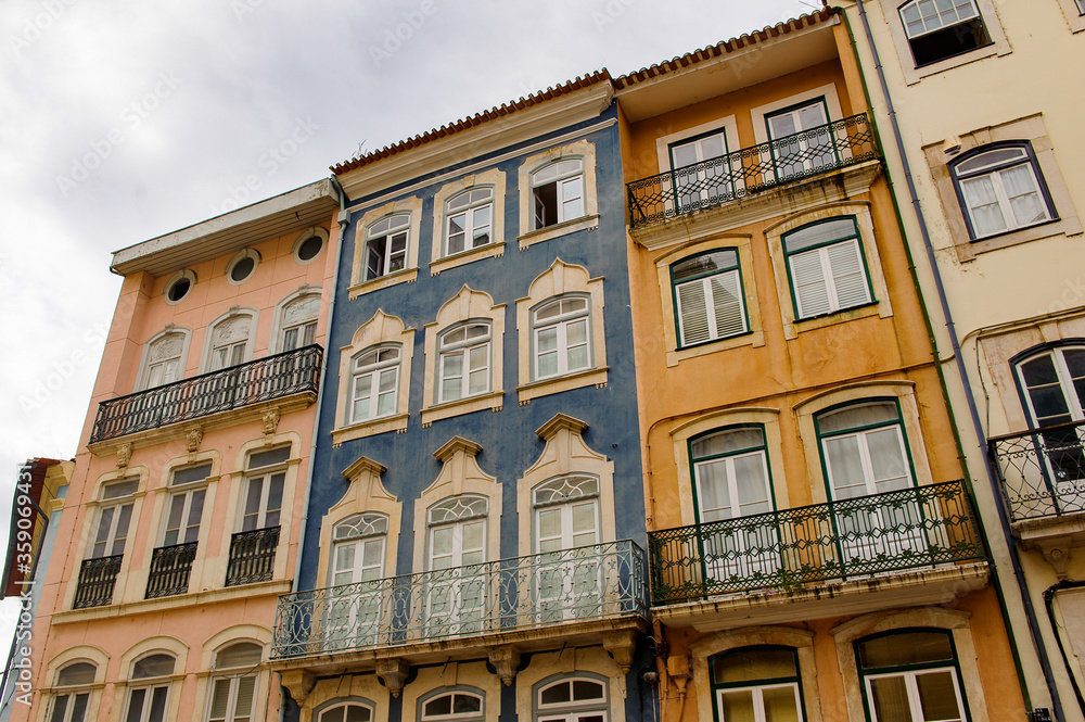 Architecture of the Historic center of Coimbra, Portugal. World Heritage site by UNESCO since 2013