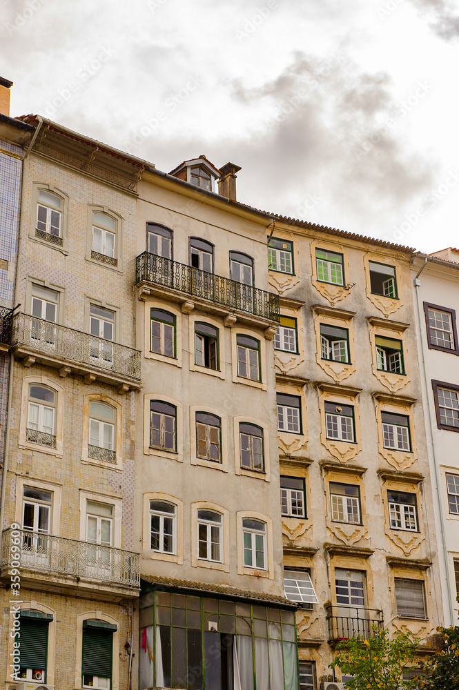 Architecture of the Historic center of Coimbra, Portugal. World Heritage site by UNESCO since 2013