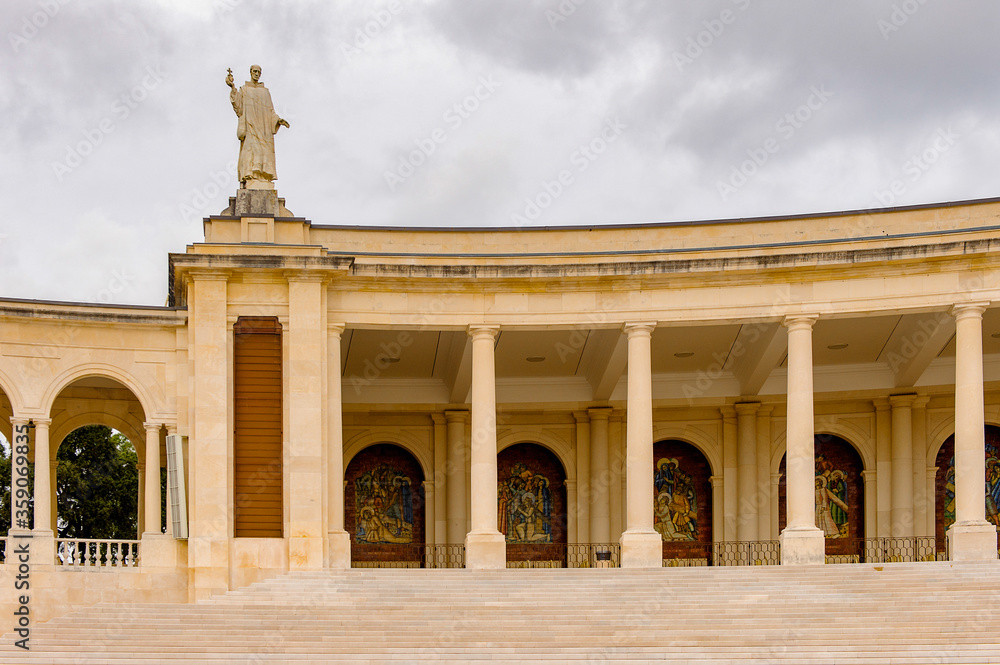 Obraz premium Sanctuary of Fatima, Portugal. Important destinations for the Catholic pilgrims and tourists
