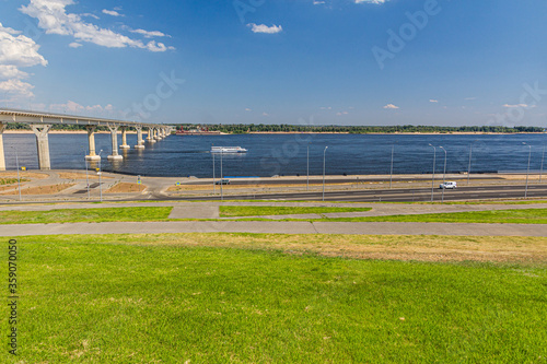 Volga river in Volgograd, Russia
