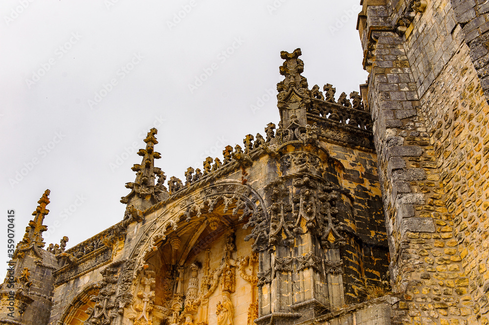 Fototapeta premium Convent of Christ in Tomar,Portugal. UNESCO World Heritage Site